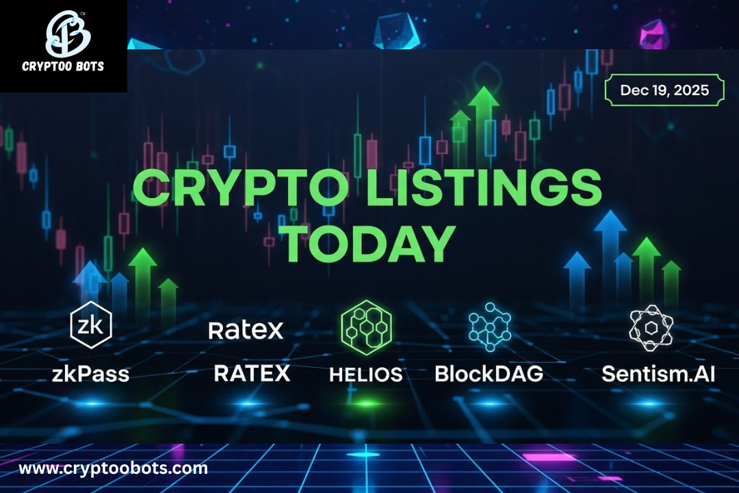 Crypto Listings Today Spotlight zkPass, RateX, Helios, BlockDAG, and Sentism.AI