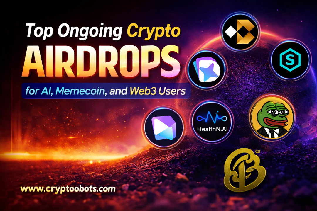 Top Ongoing Crypto Airdrops for AI, Memecoins, and Web3 Users