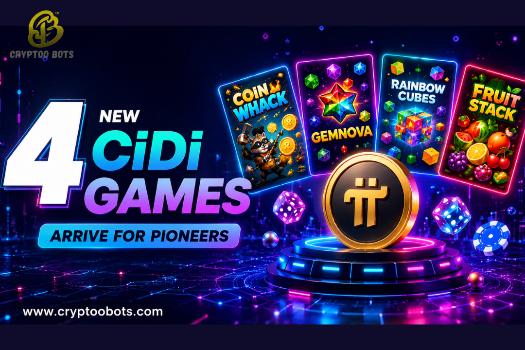 CiDi Games Expands Pi Ecosystem With Four New Game Releases and Developer Center