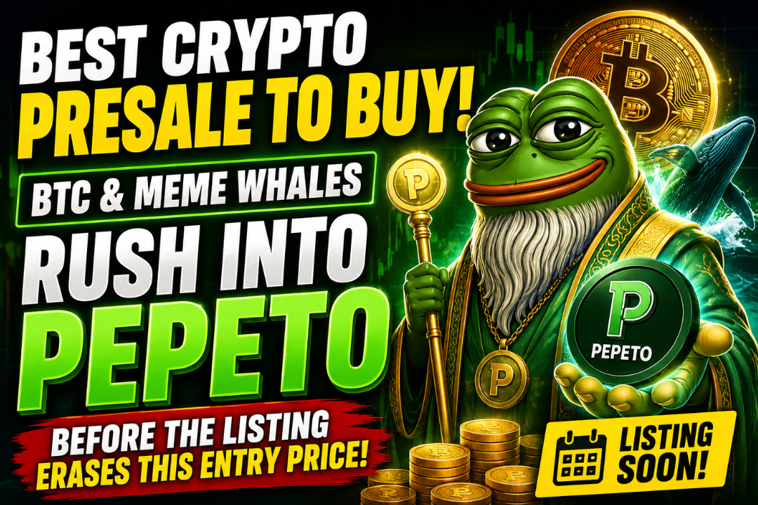 Best Crypto Presale to Buy: BTC and Meme Whales Rush Into Pepeto Before the Listing Erases This Entry Price