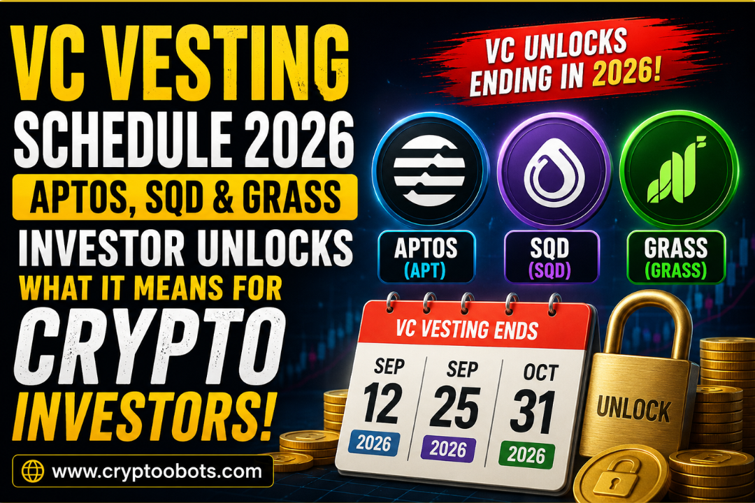 VC Vesting Schedule: Aptos (APT), SQD & GRASS Investor Unlocks Explained